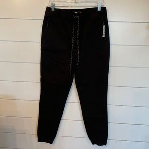 #554 NWT RSQ BLACK JEAN JOGGERS MENS SIZE: SMALL